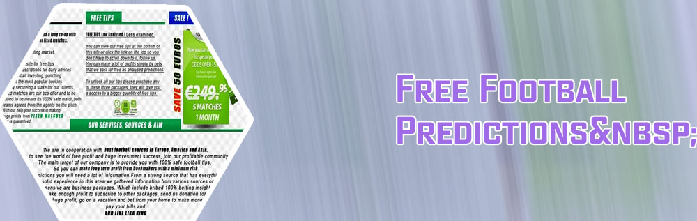 Daily sure free football prediction
