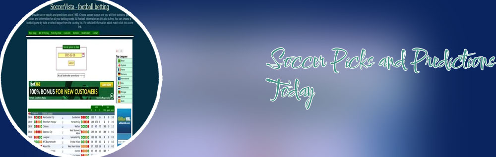 Today soccer picks prediction